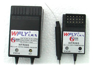 WFly 2.4GHz RC receivers